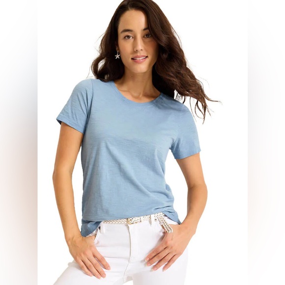 NWT Tommy Bahama Indigo Palms Pigment Dyed Tshirt - Canyon Sky - Picture 1 of 8